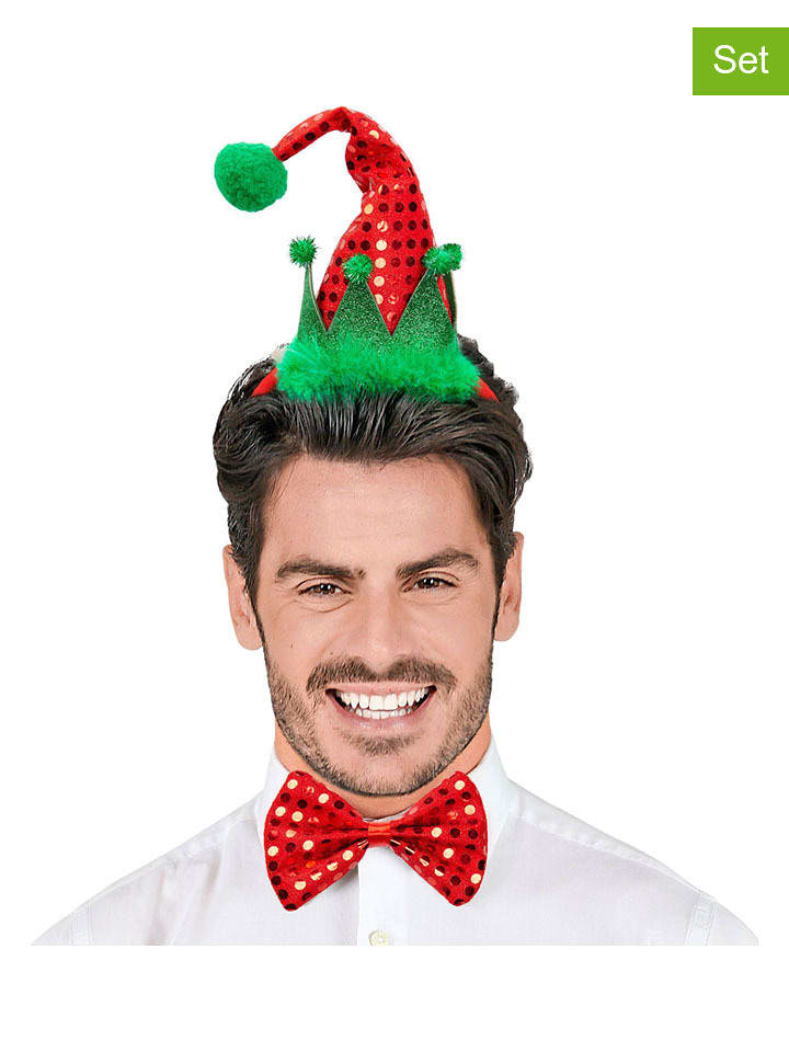 Widmann 2-częściowy zestaw "Santa's Little Helper" w kolorze czerwono-zielonym rozmiar: onesize