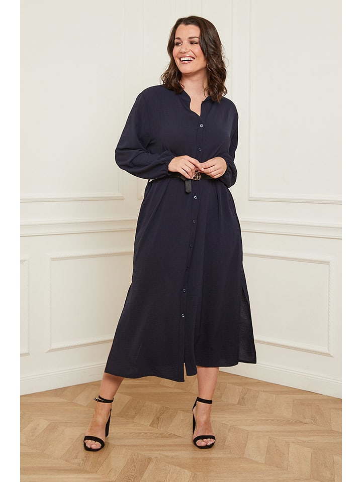 Curvy Lady Sukienka w kolorze granatowym rozmiar: 44/46