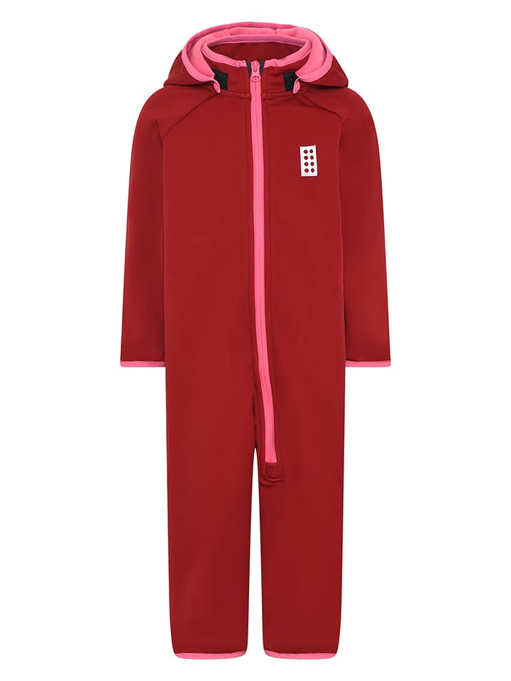 LEGO Kombinezon softshellowy "Serles 763" w kolorze czerwonym rozmiar: 86