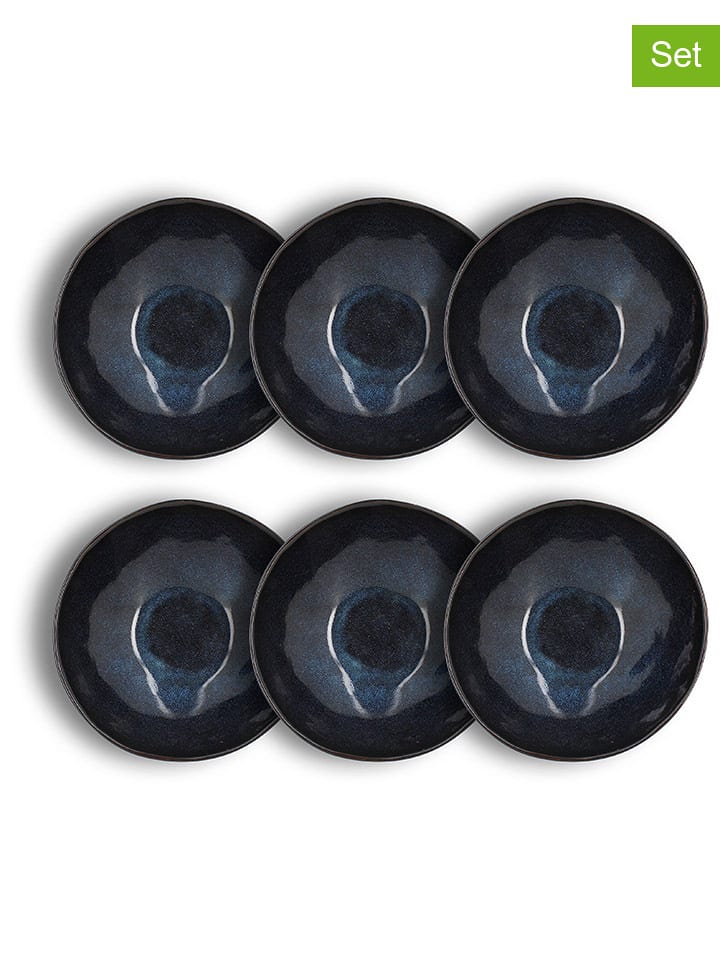 Ogo Living Miski (6 szt.) "Costa" w kolorze szaro-niebieskim - wys. 7 x Ø 19,5 cm rozmiar: onesize