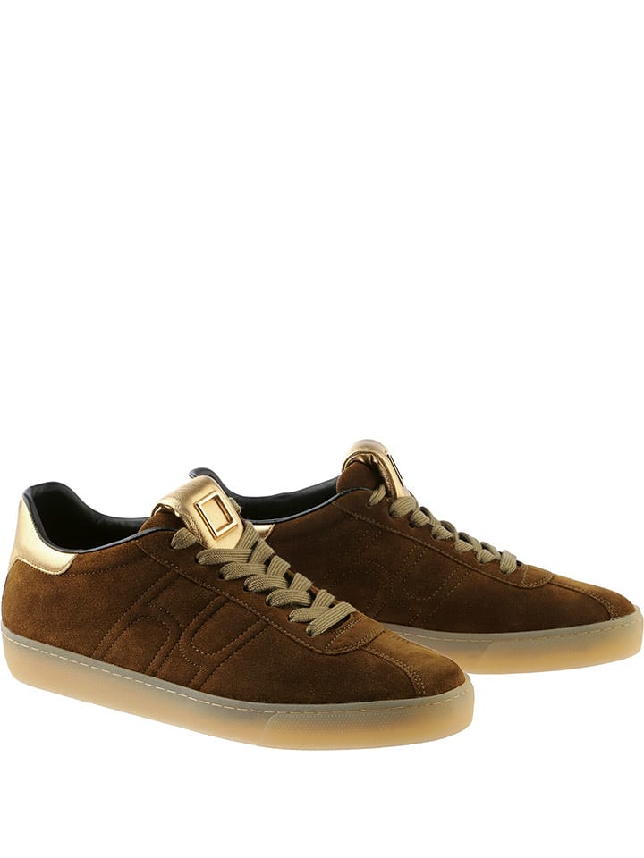 Högl Skórzane sneakersy w kolorze brązowym rozmiar: 40