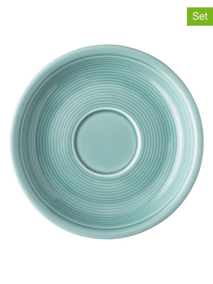 Thomas Spodki (6 szt.) w kolorze turkusowym do kawy - wys. 2,3 x Ø 14 cm rozmiar: onesize