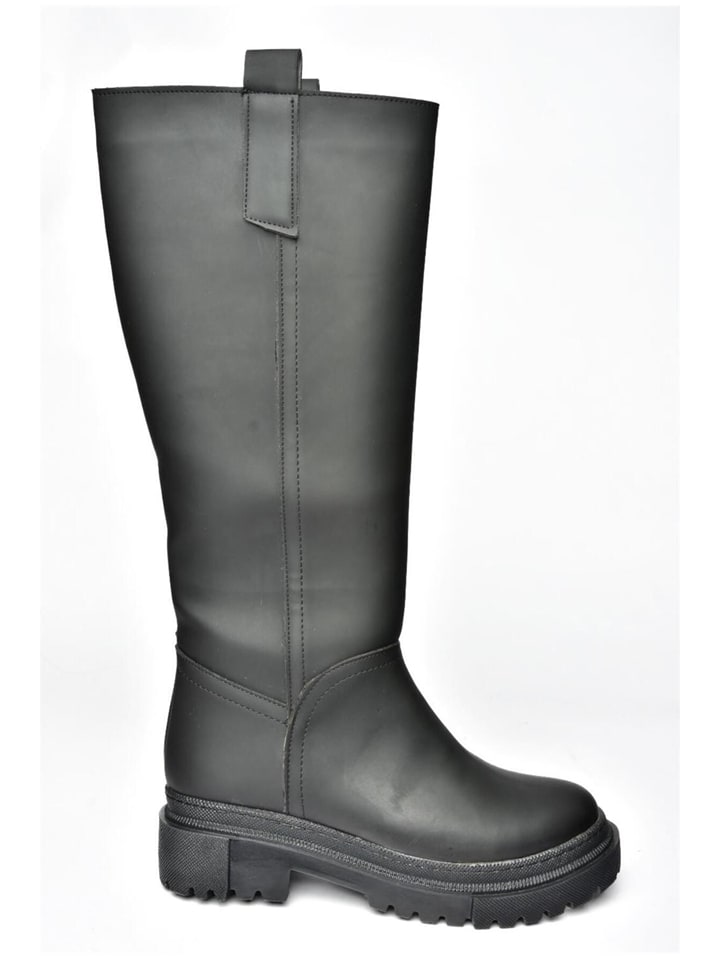 trendyol Kozaki w kolorze czarno-antracytowym rozmiar: 37