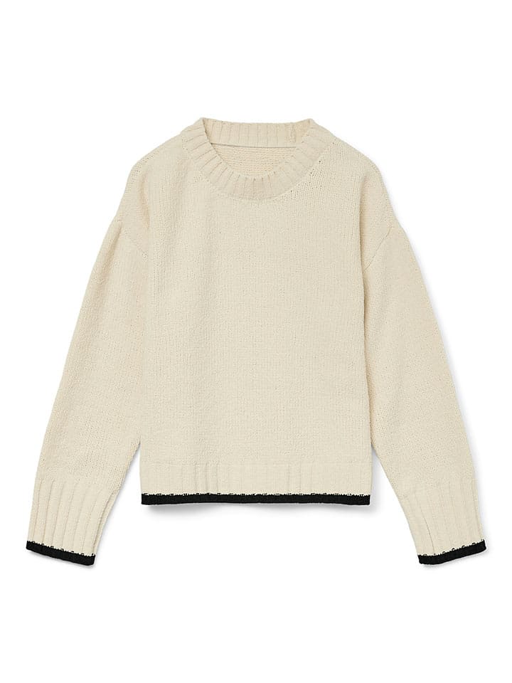 Vero Moda Girl Sweter "Shadow" w kolorze kremowym rozmiar: 158/164
