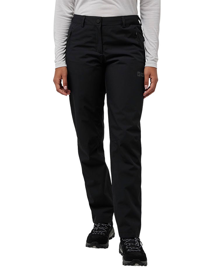 Jack Wolfskin Spodnie funkcyjne "Parana" w kolorze czarnym rozmiar: 40/R