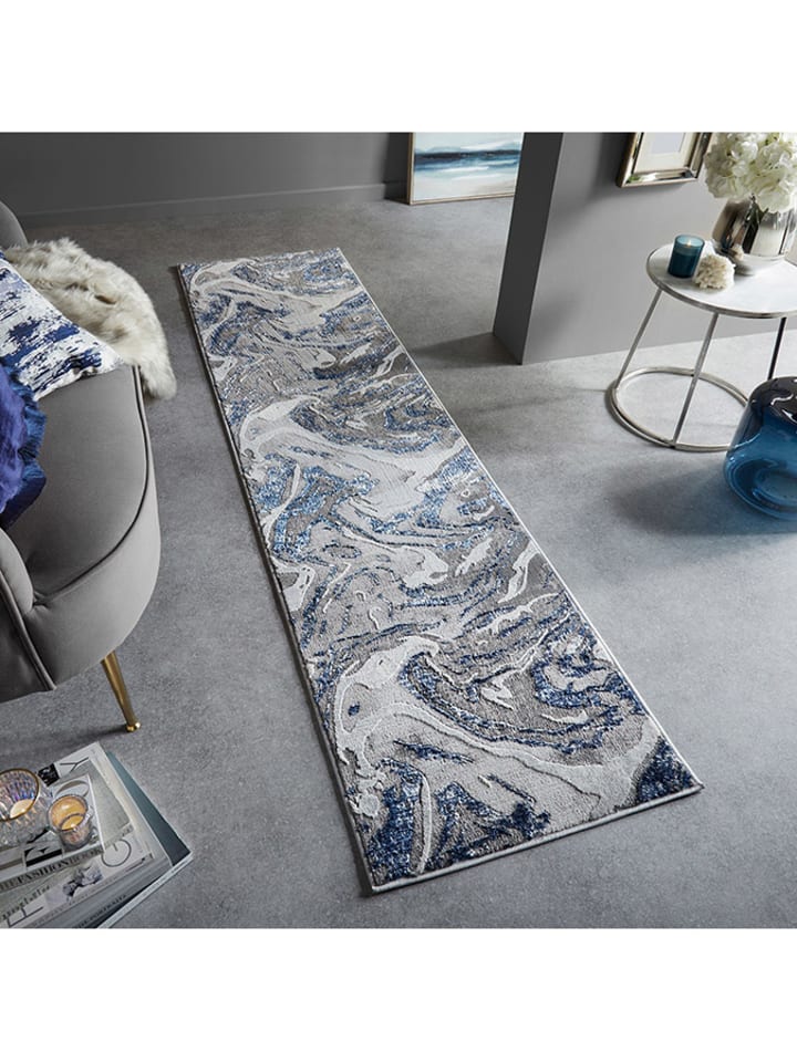 Flair Rugs Chodnik w kolorze szarym ze wzorem rozmiar: 80x300 cm