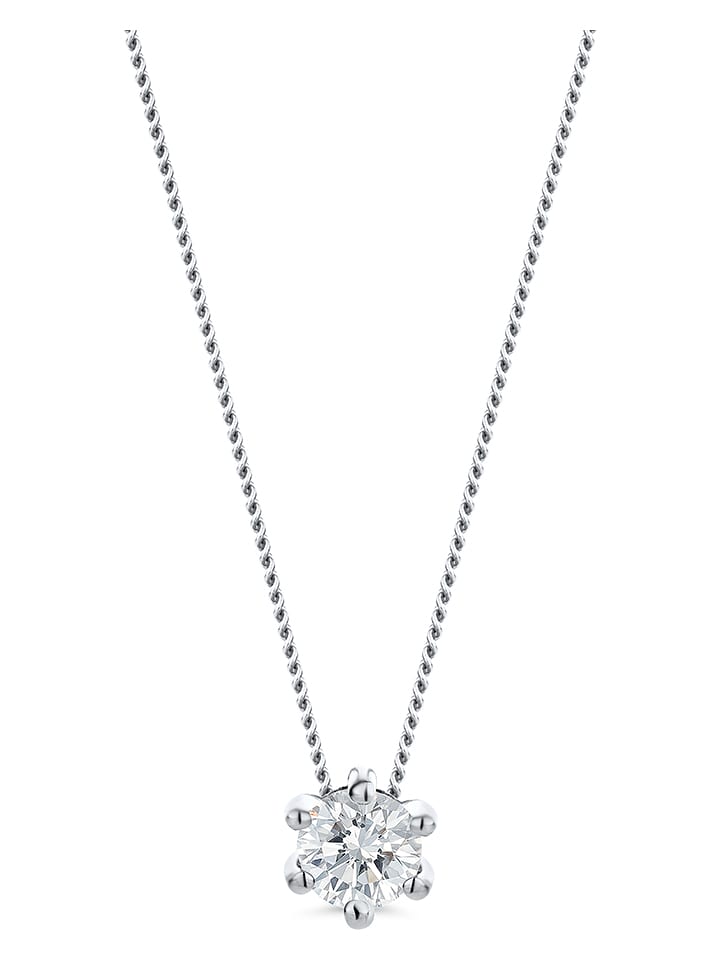 Revoni Złoty naszyjnik z diamentem - dł. 45 cm rozmiar: onesize