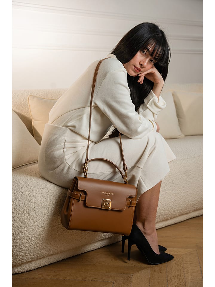 Christian Laurier Skórzana torebka "Swang" w kolorze jasnobrązowym - 28 x 20 x 11 cm rozmiar: onesize