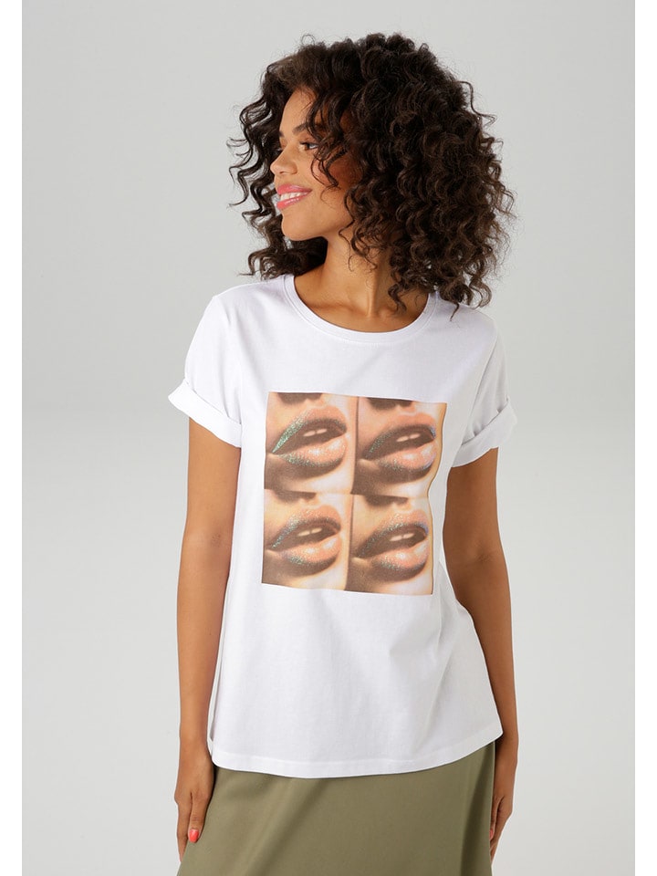 Aniston Koszulka w kolorze białym rozmiar: 40