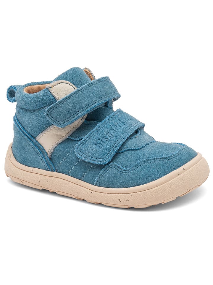 bisgaard Skórzane buty w kolorze niebiesko-kremowym do nauki chodzenia rozmiar: 29