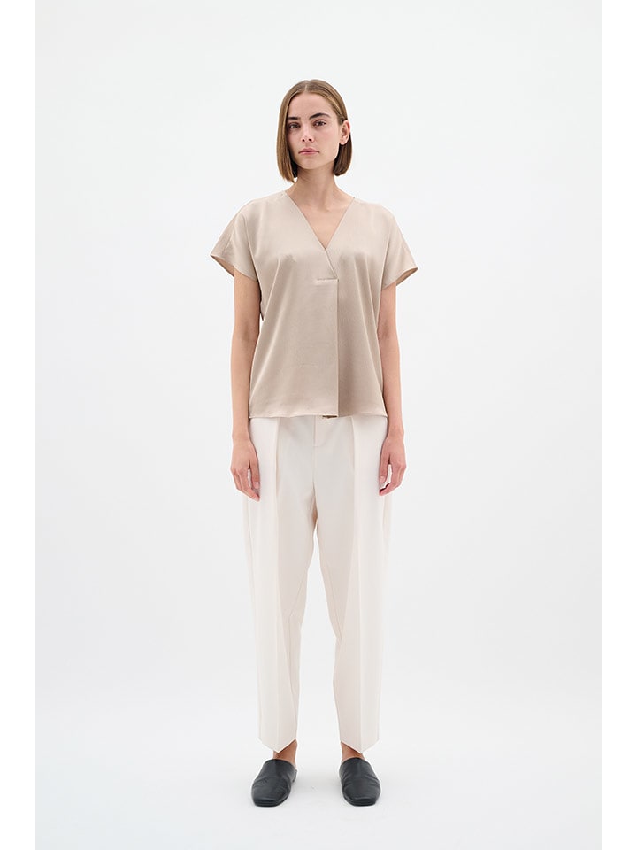 InWear Bluzka w kolorze beżowym rozmiar: 46