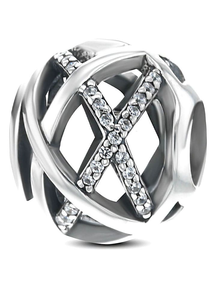 CHARM'S Srebrny charms z cyrkoniami rozmiar: onesize