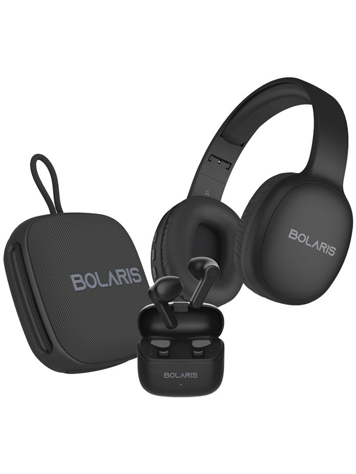 Bolaris 3-częściowy zestaw w kolorze czarnym rozmiar: onesize