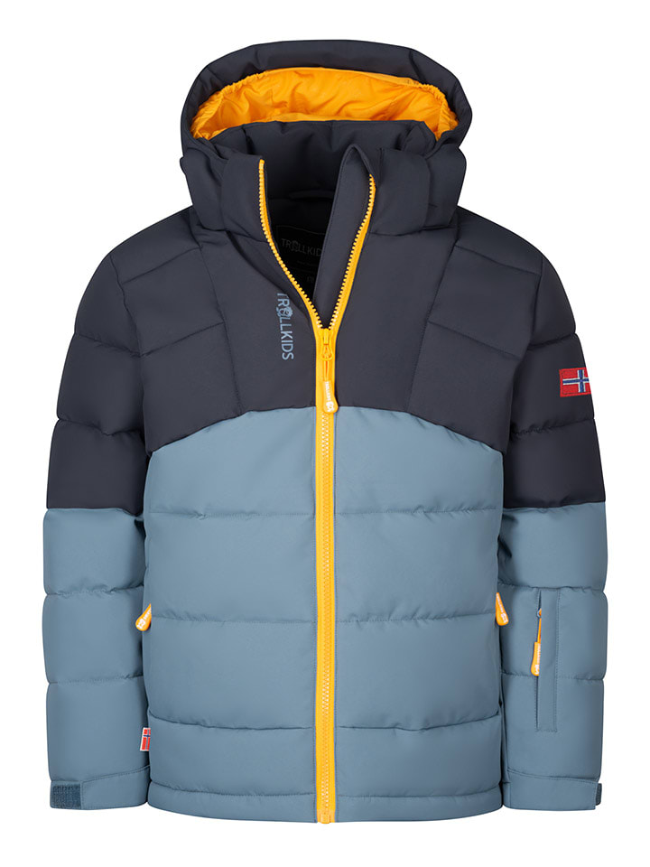 Trollkids Kurtka zimowa "Gryllefjord" w kolorze błękitnym rozmiar: 128
