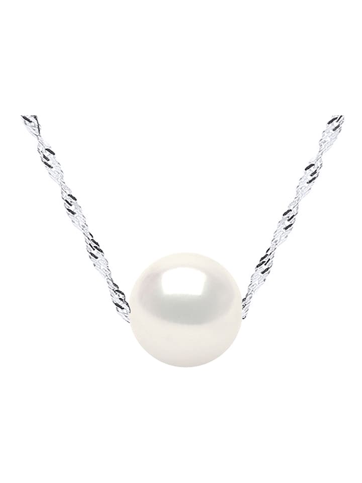 Pearline Srebrny naszyjnik z perłą - dł. 42 cm rozmiar: onesize