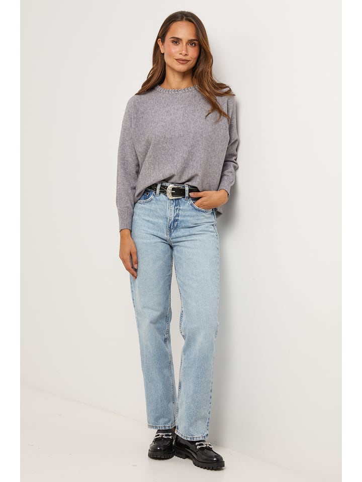 Soft Cashmere Sweter w kolorze szarym rozmiar: 38/40