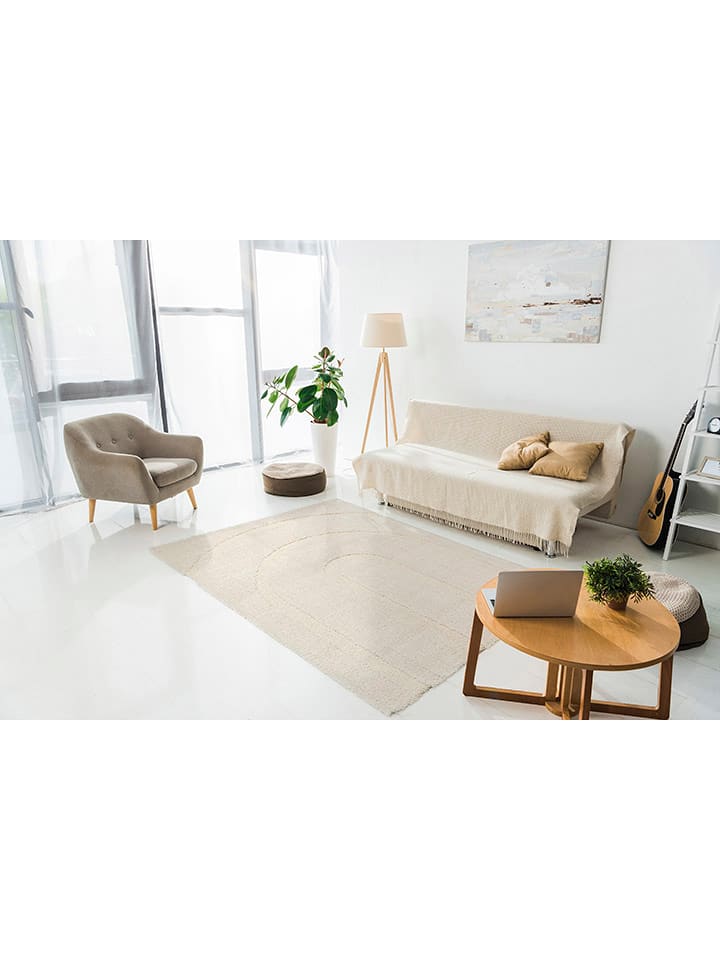 bobochic Dywan "Alba" w kolorze beżowym rozmiar: 160x230 cm