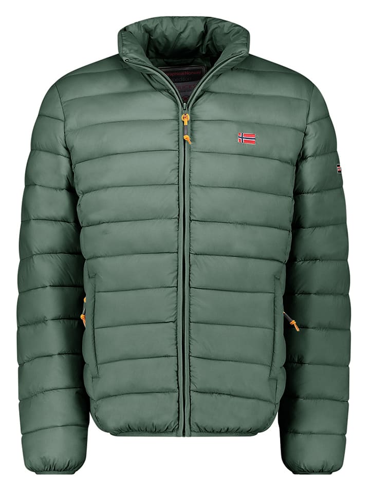 Geographical Norway Kurtka pikowana "Amigolor" w kolorze zielonym rozmiar: 3XL