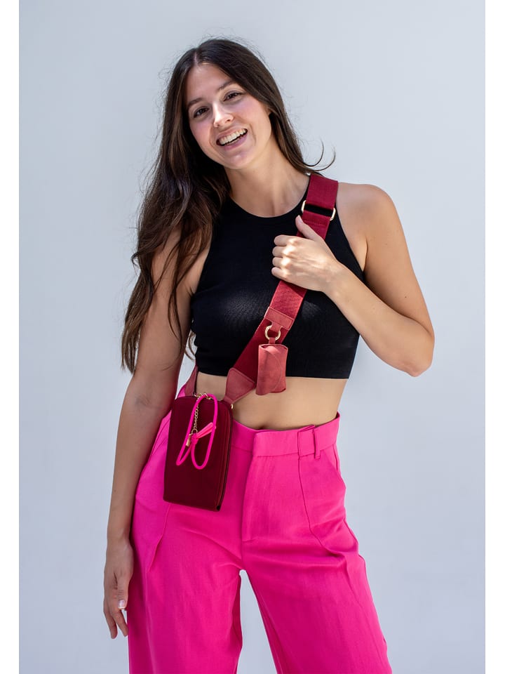 Fritzi aus Preußen Torebka w kolorze bordowym na telefon - 11 x 18 x 2 cm rozmiar: onesize