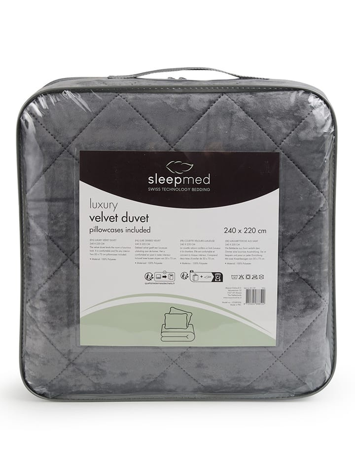 Lifa Living 3-częściowy zestaw w kolorze szarym rozmiar: 220x240 cm