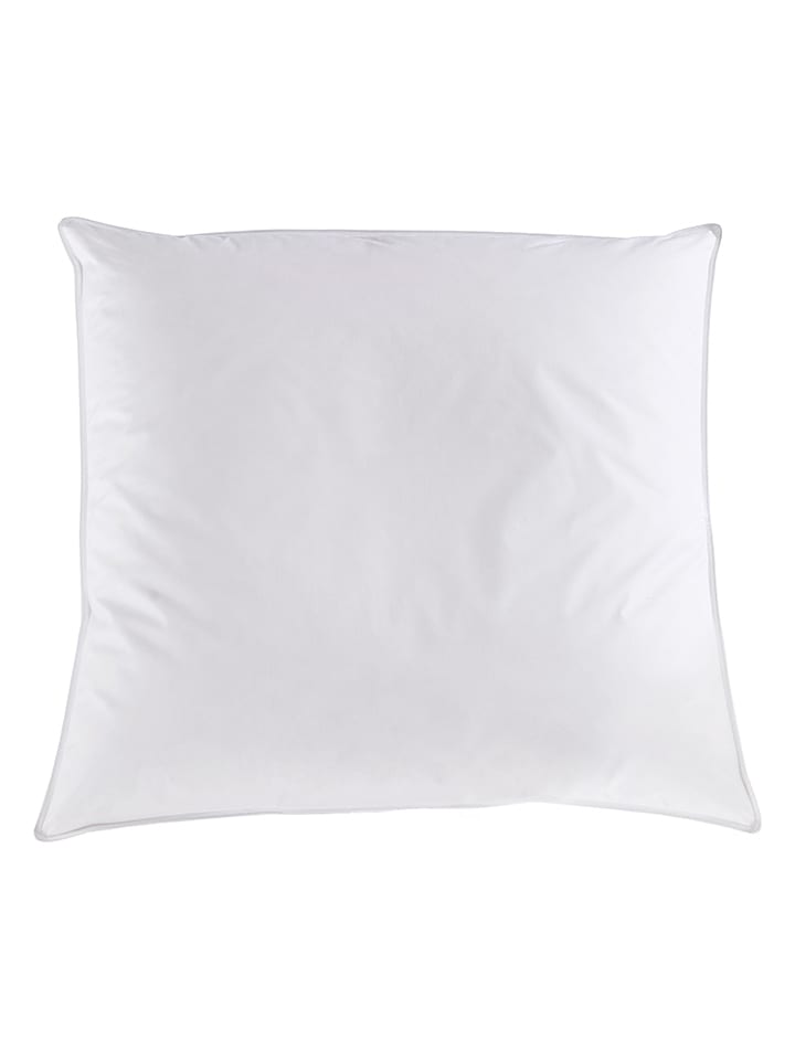 Häussling Bettwaren Trójkomorowa poduszka "Home" w kolorze białym rozmiar: 80x80 cm