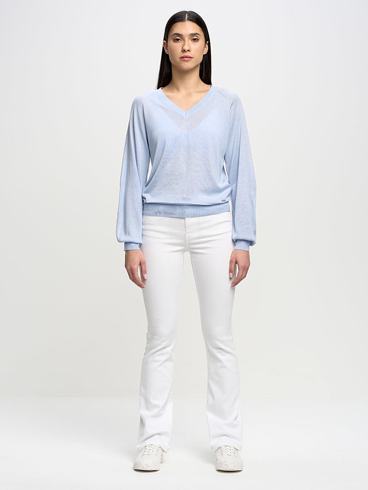 BIG STAR Sweter w kolorze błękitnym rozmiar: XS