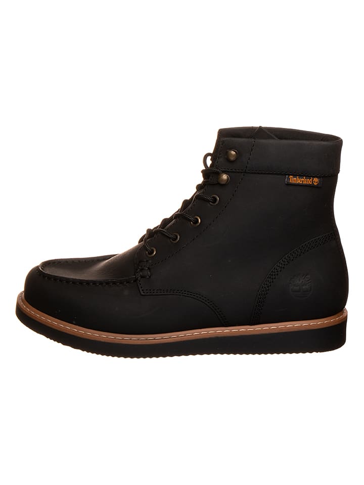 Timberland Skórzane botki "Newmarket II" w kolorze czarnym rozmiar: 43,5