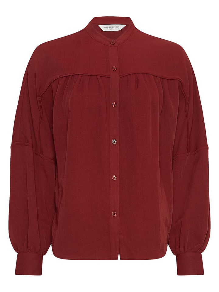 MOSS COPENHAGEN Bluzka "Madie" w kolorze bordowym rozmiar: M/L