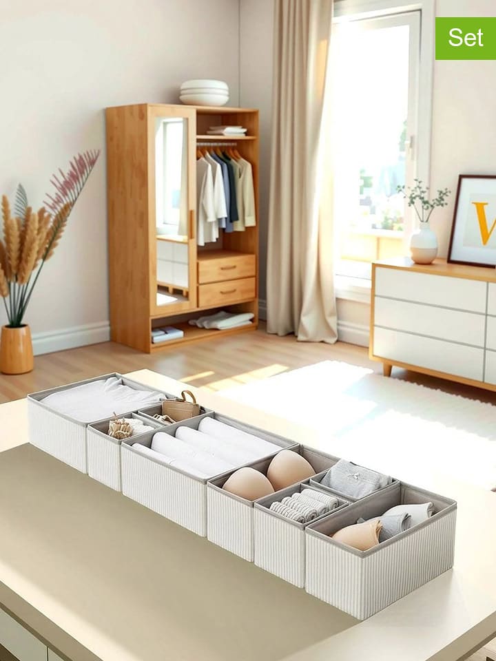 Scandinavia Concept Kosze (8 szt.) w kolorze białym rozmiar: onesize