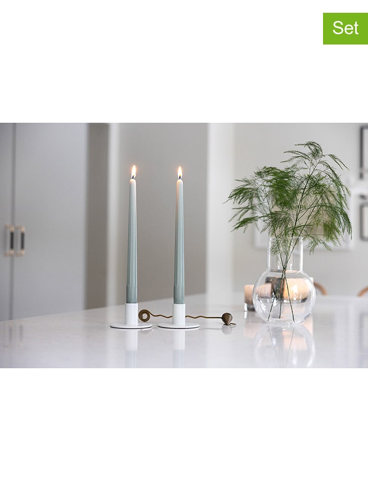 Liljeholmens Candle Świece (8 szt.) "Prisma" w kolorze jasnozielonym rozmiar: onesize