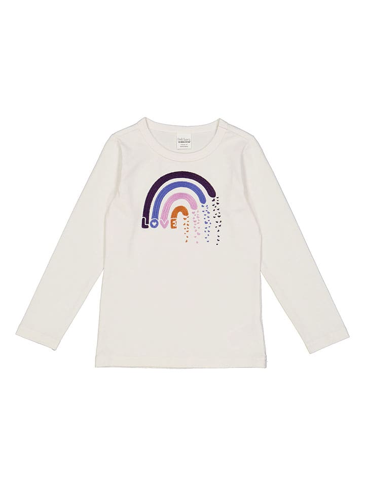 Fred´s World by GREEN COTTON Koszulka "Heart" w kolorze białym rozmiar: 104