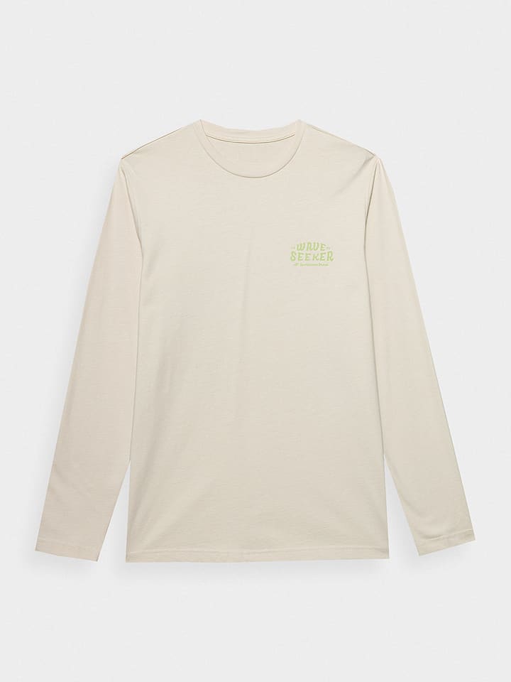 4F Koszulka w kolorze beżowym rozmiar: M