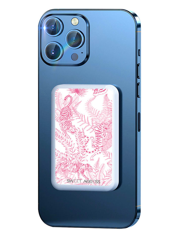 SWEET ACCESS Powerbank w kolorze jasnoróżowo-białym - 10000 mAh rozmiar: onesize