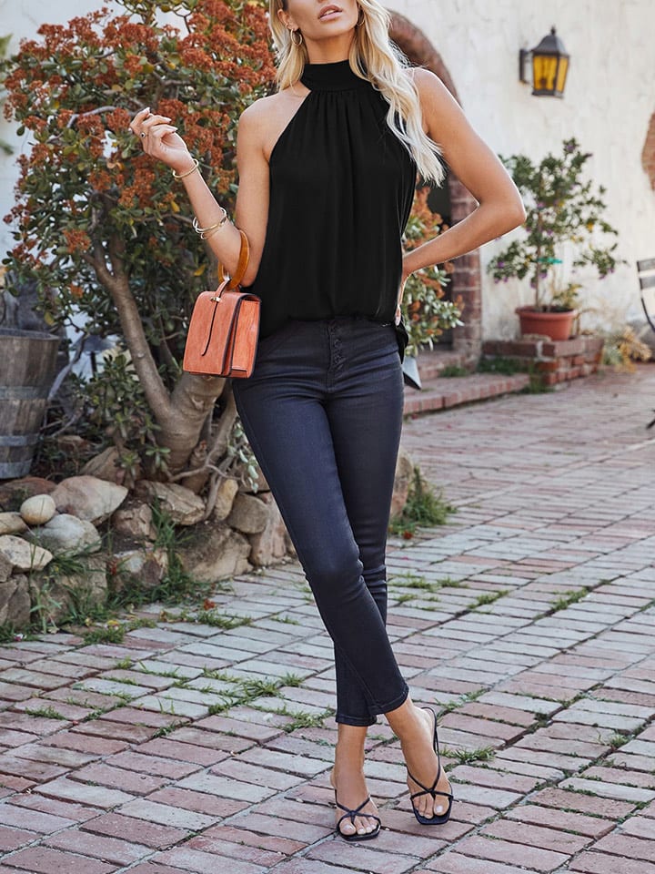 LA Angels Top w kolorze czarnym rozmiar: M