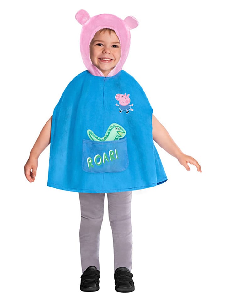 amscan Kostium "George Cape" w kolorze jasnoróżowo-niebieskim rozmiar: 104-116