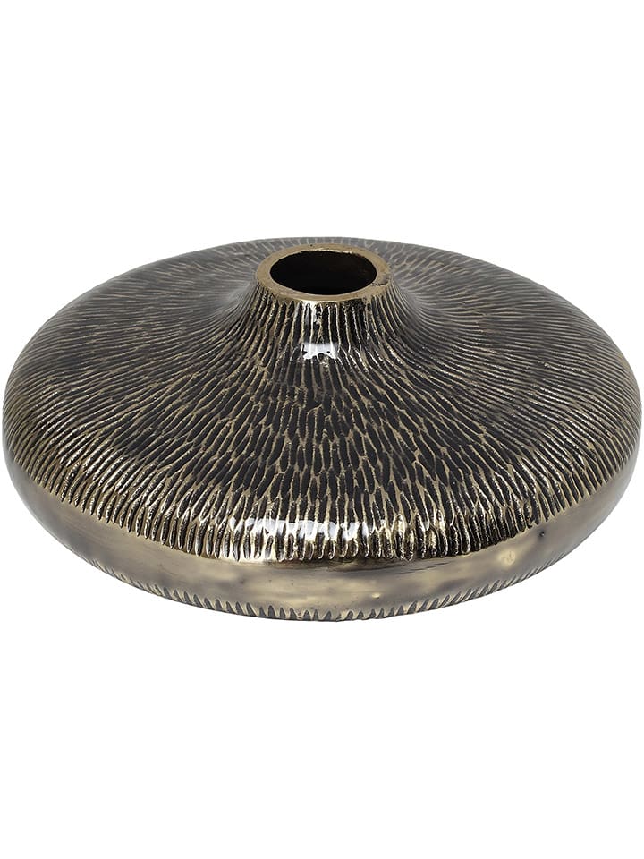 Anticline Świecznik w kolorze złoto-czarnym - Ø 20 cm rozmiar: onesize