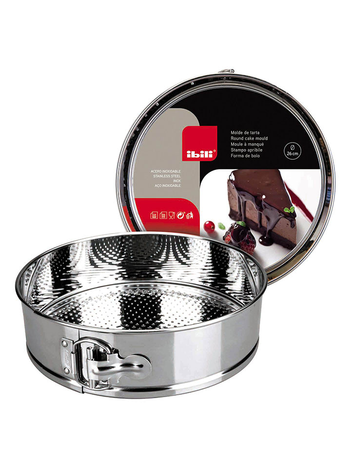 Ibili Tortownica w kolorze srebrnym - Ø 23 cm rozmiar: onesize