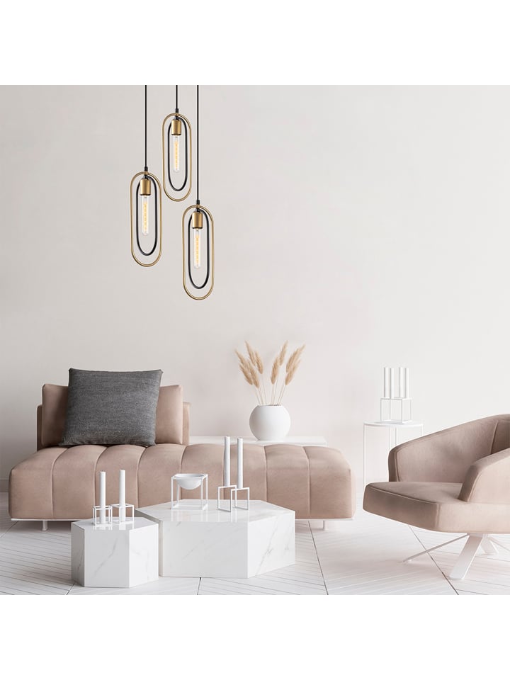 Opviq Lampa wisząca "Cerco" w kolorze złoto-czarnym - Ø 38 cm rozmiar: onesize