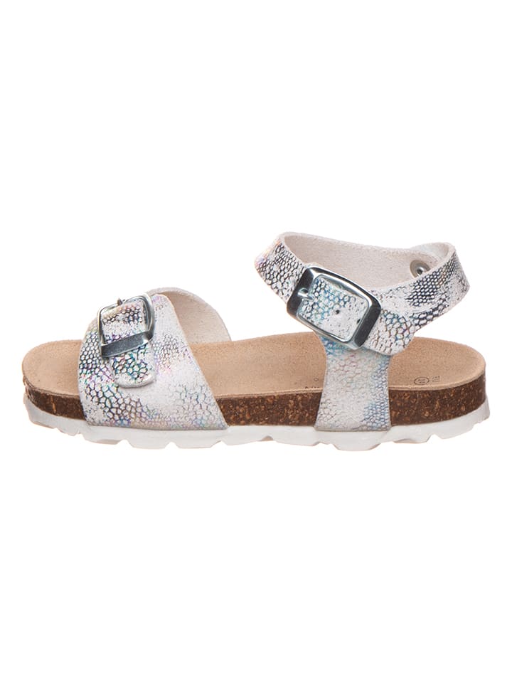 BIO PINGÜIN Sandały w kolorze srebrnym rozmiar: 27
