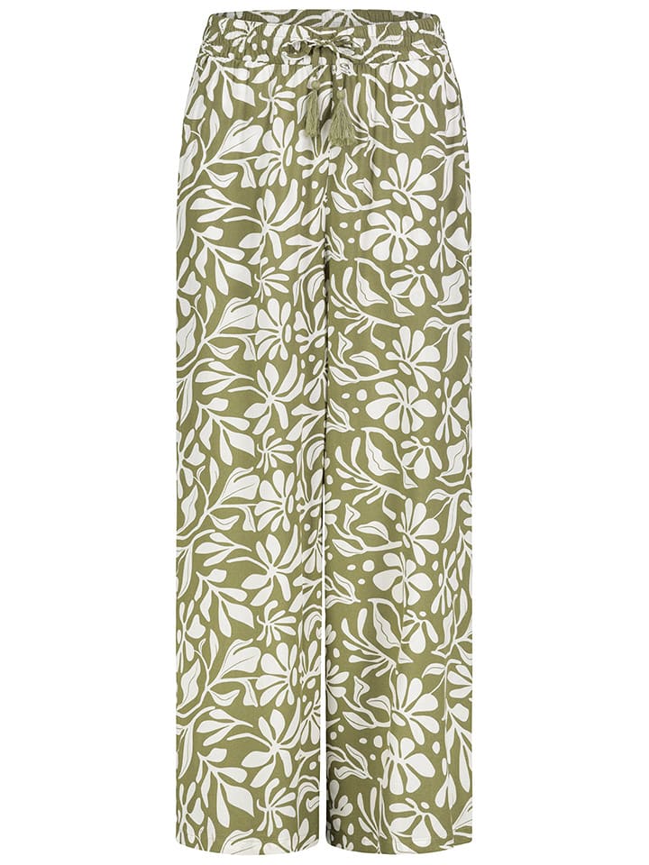 Sublevel Spodnie w kolorze oliwkowo-białym rozmiar: XL