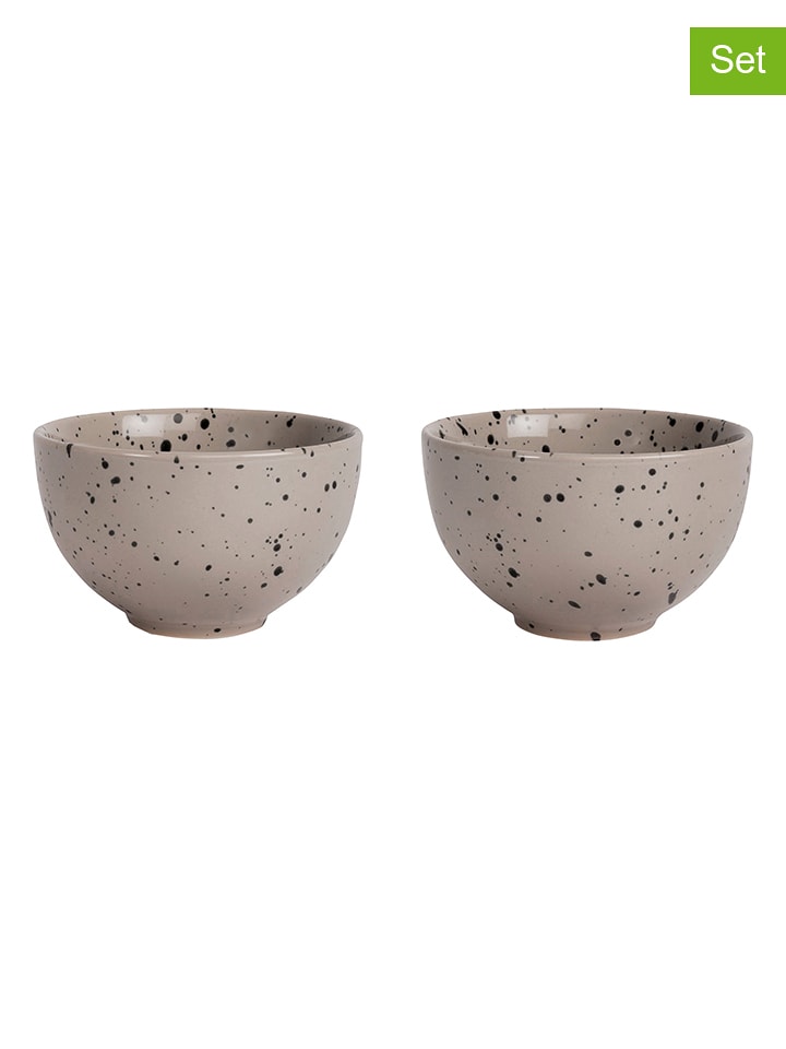 Sagaform Miski (2 szt.) w kolorze szarym do serwowania - Ø 12 cm rozmiar: onesize