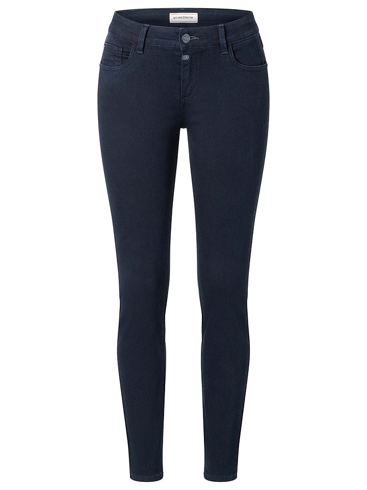 Timezone Dżinsy "Aleena" - Slim fit - w kolorze granatowym rozmiar: W30/L28