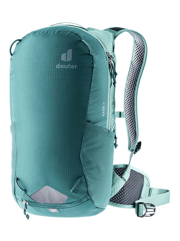 Deuter Plecak rowerowy "Race 8" w kolorze turkusowym - 22 x 43 x 14 cm rozmiar: onesize