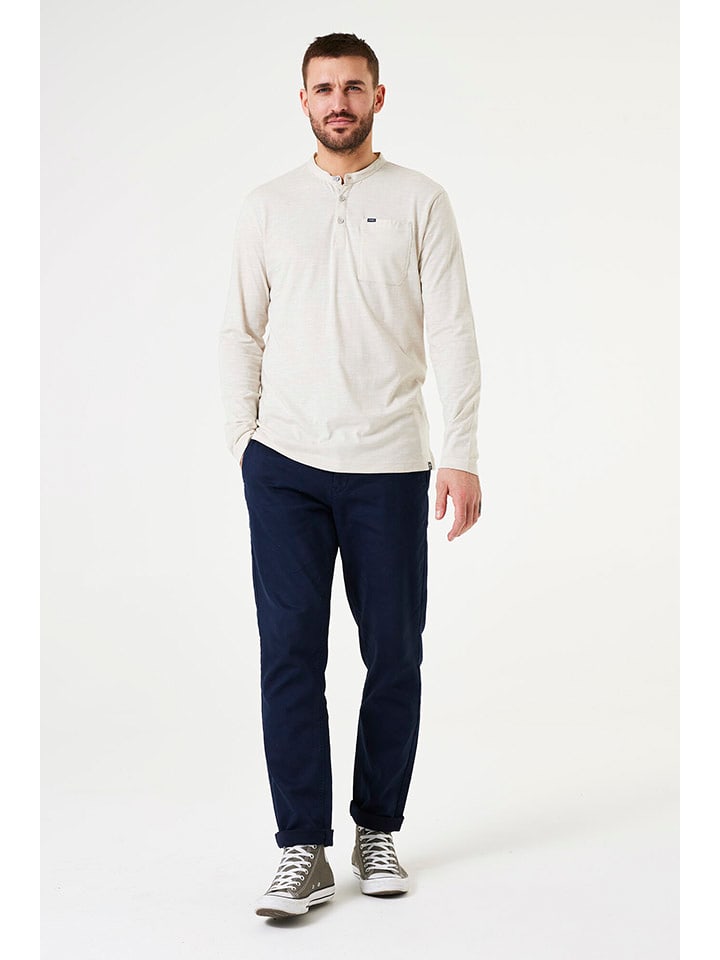 Garcia Koszulka w kolorze kremowym rozmiar: XL