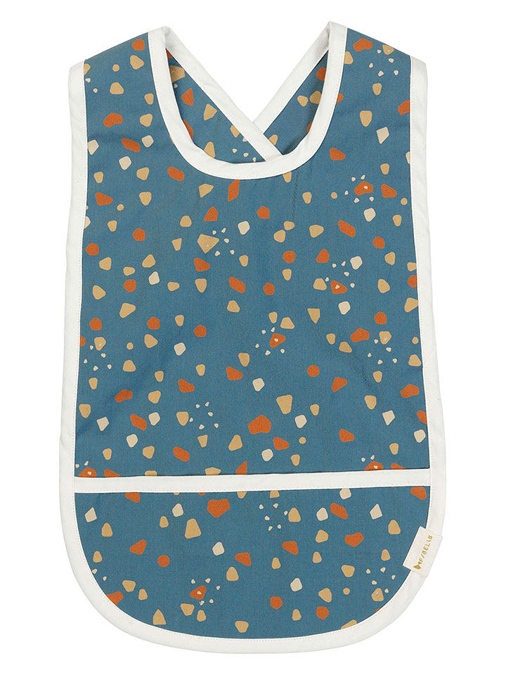 FABELAB Śliniaczek "Cobblestone" w kolorze niebieskim rozmiar: onesize