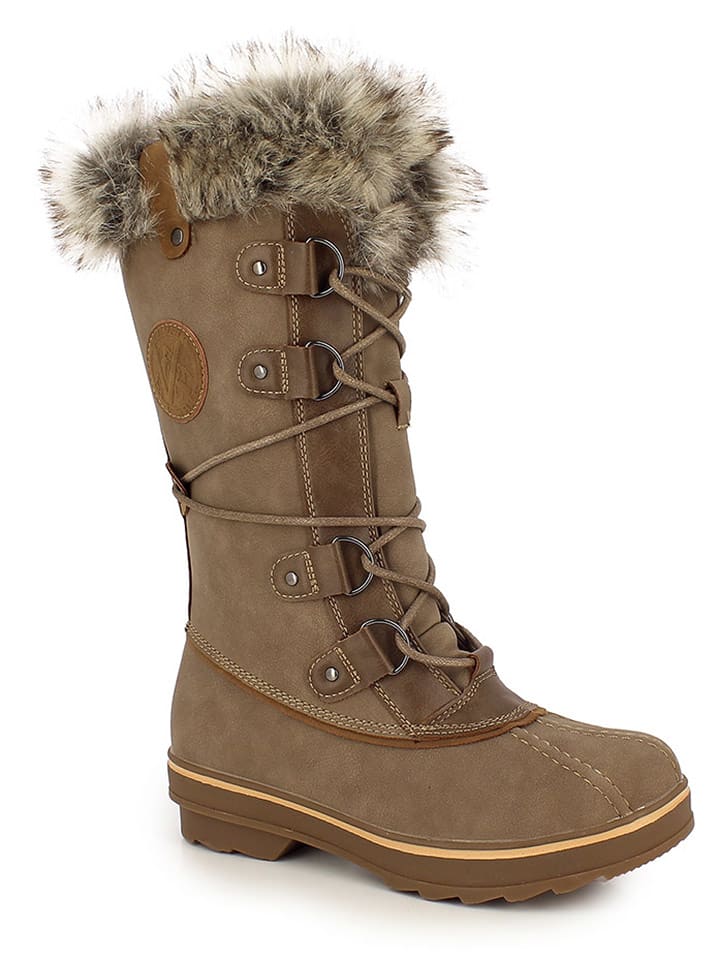 Kimberfeel Kozaki zimowe "Manon" w kolorze jasnobrązowym rozmiar: 40