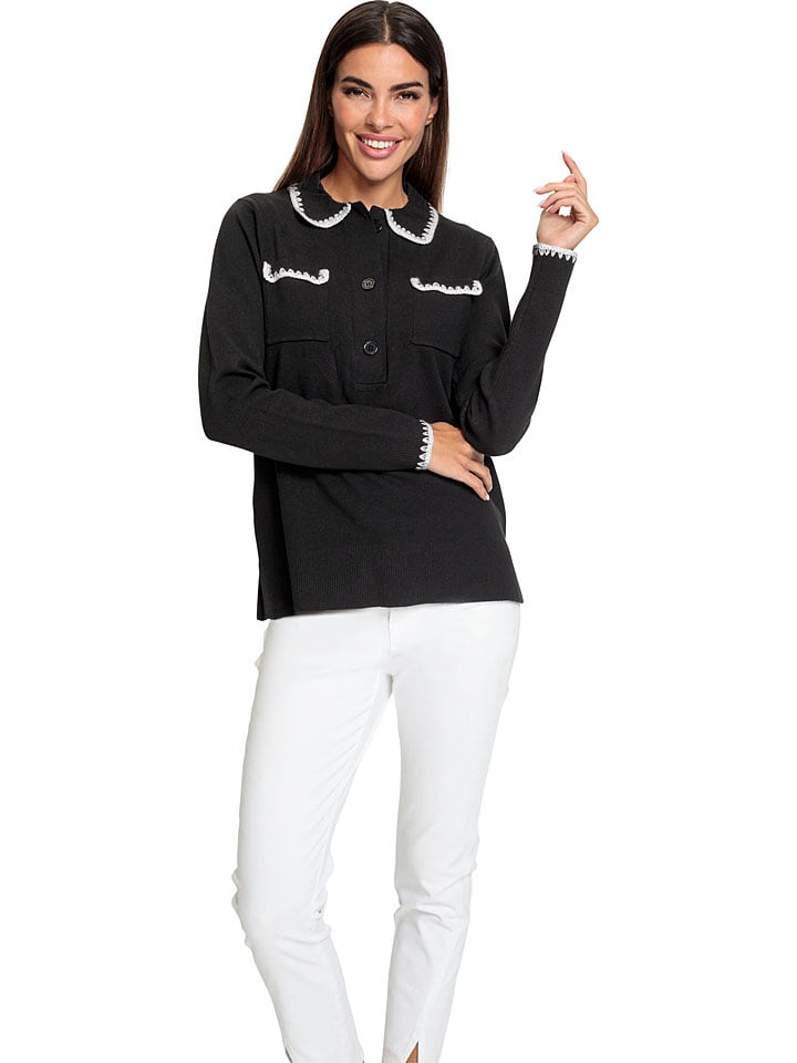 Heine Sweter w kolorze czarnym rozmiar: 34