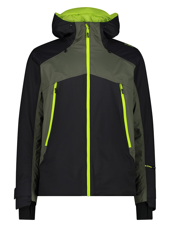 CMP Kurtka narciarska w kolorze czarno-oliwkowym rozmiar: 52