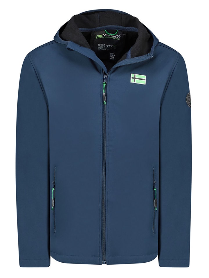 Geographical Norway Kurtka softshellowa "Tesk" w kolorze granatowym rozmiar: XXL