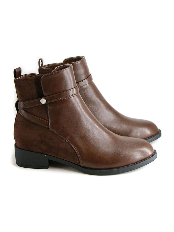 Belluci Botki w kolorze brązowym rozmiar: 40